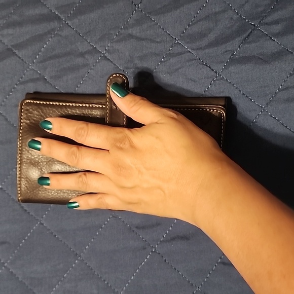 Eddie Bauer jewlery travel wallet leather used - Picture 7 of 7